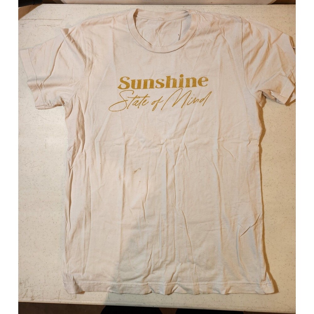 Woman's Sunshine state of mind Large  graphic T-Shirt